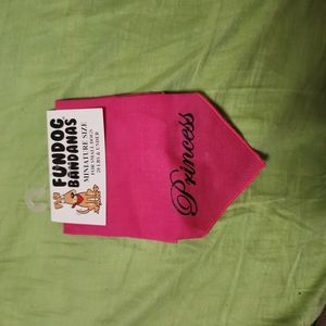Cute pink dog bandana